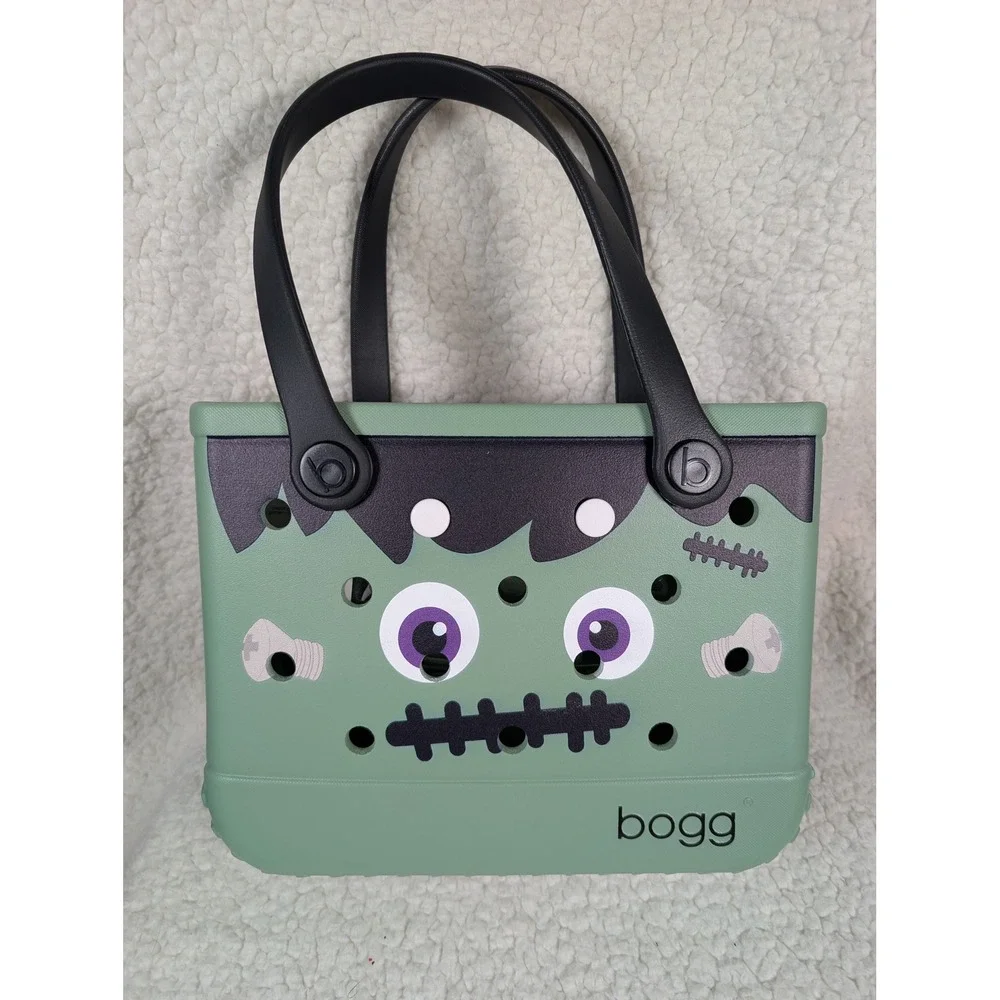 Bogg Bag Bitty Frankenstein Halloween Monster Green Tote Bag NWT